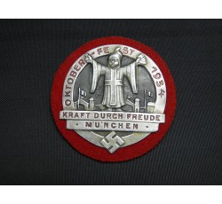 Oktoberfest 1934 Munchen Badge