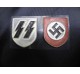 German WW2 Pith Helmet Badge Set