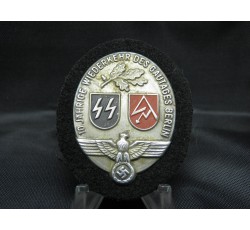 WW2 German Nazi Waffen SS SA 10th Anniversary Badge Shield